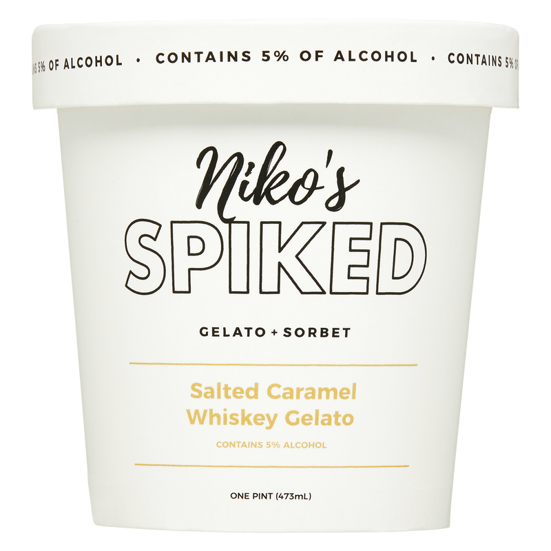 Niko's Spiked Salted Caramel Whiskey Gelato Pint