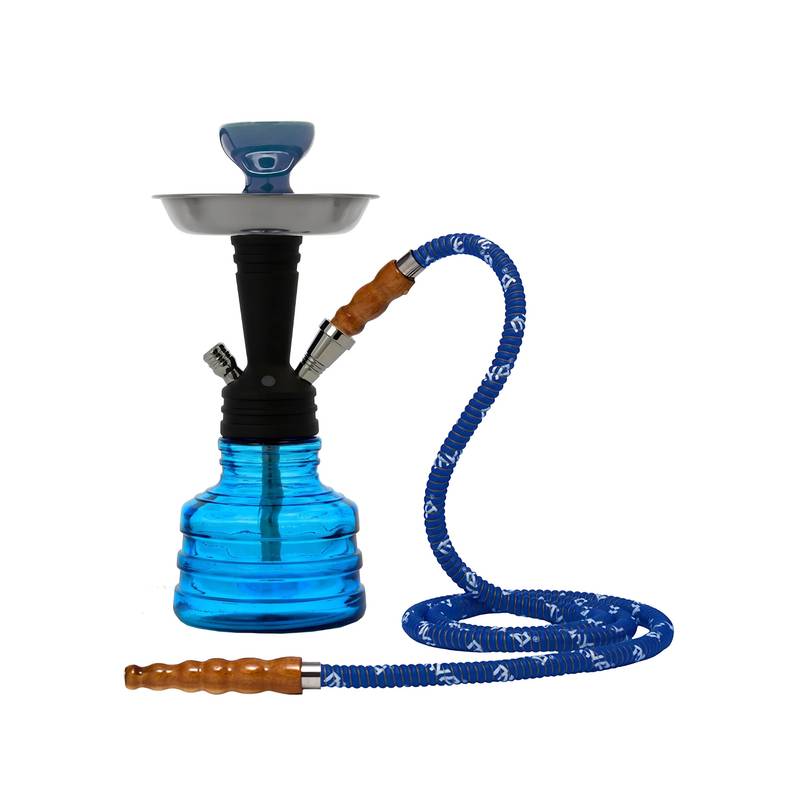 Mya Saray PIA Black Stem Hookah-Colors may Vary