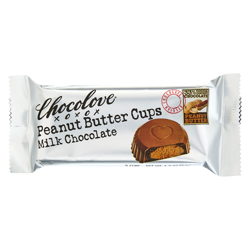Chocolove Milk Chocolate Peanut Butter Cups 2ct