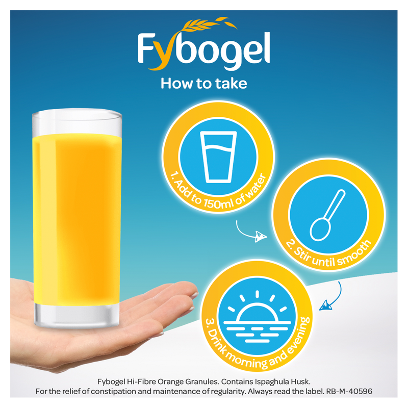 Fybogel Hi-Fibre Orange, 10pcs