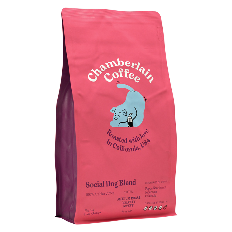 Chamberlain Coffee Social Dog Coffee Bag Ground 12oz