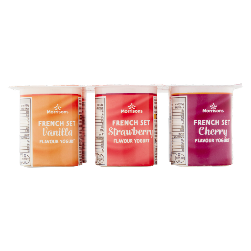 Morrisons French Set Yogurt, 6 x 125g