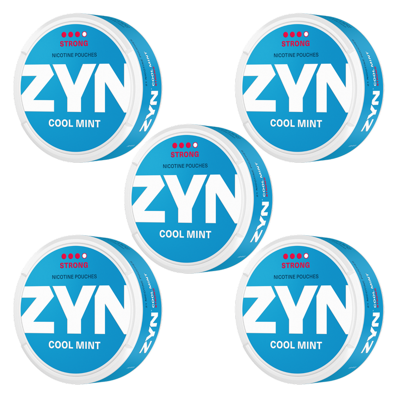 ZYN Cool Mint Strong 9.5mg, 5 x 21pcs