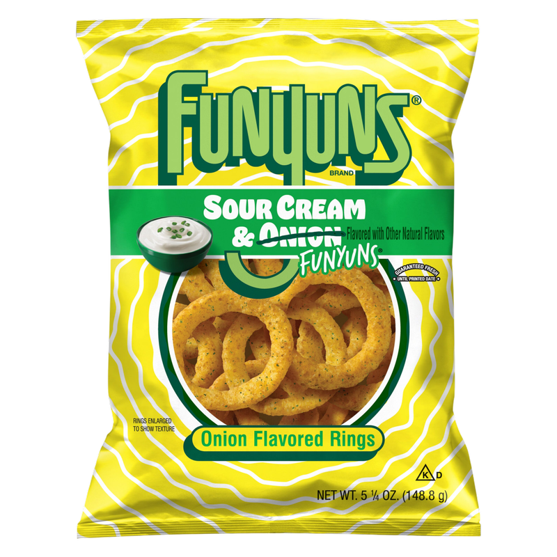 Funyuns Onion Flavored Rings Sour Cream & Onion 5.25oz