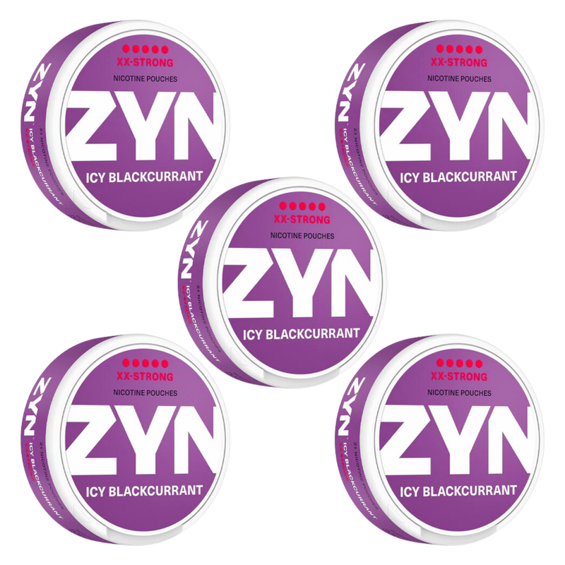 ZYN Icy Blackcurrant XX Strong 12.5 mg, 5 x 21pcs