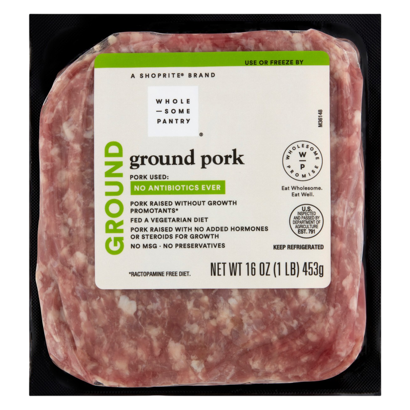 Wholesome Pantry Ground Pork - 16oz
