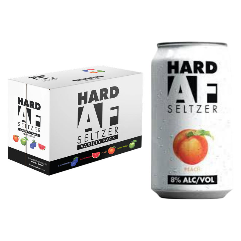 Hard AF Seltzer Variety Pack 12pk 12oz Can 