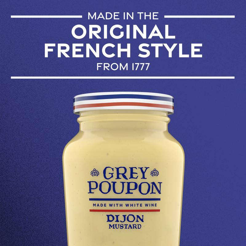 Grey Poupon Dijon Mustard, 8oz. 