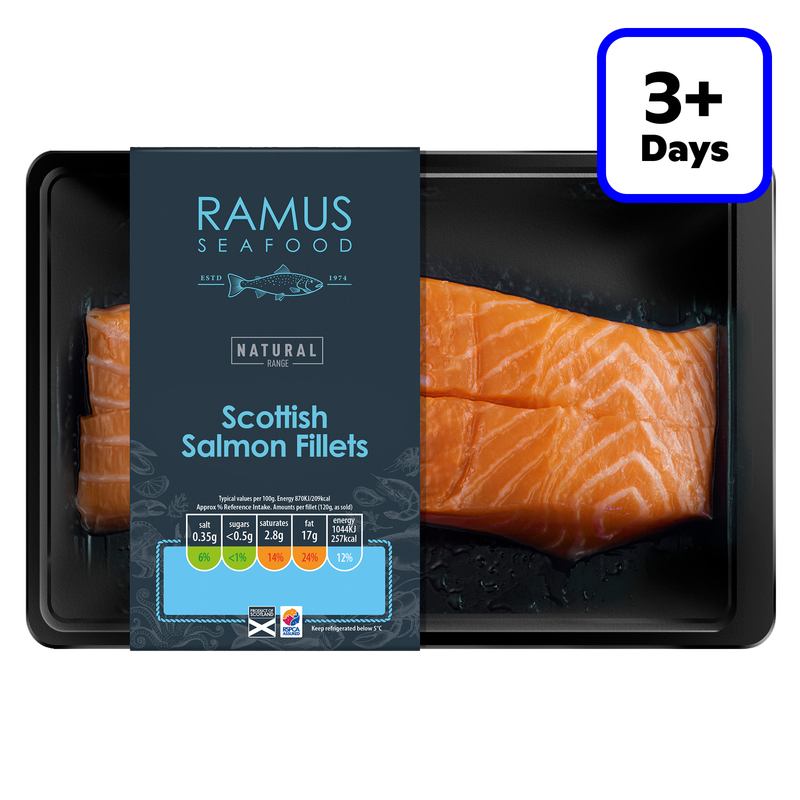 Ramus Scottish Salmon Fillets, 240g