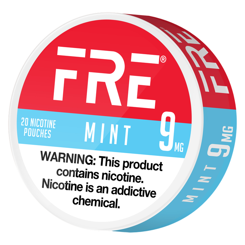 FRE Mint Nicotine Pouches 9mg 20ct Tin