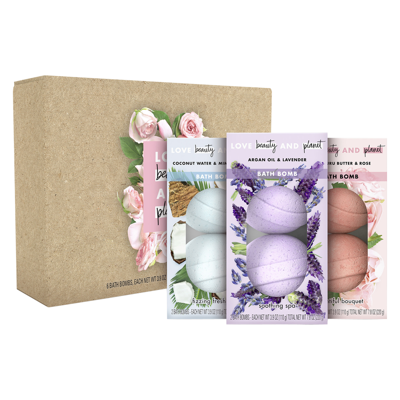 Love Beauty and Planet Bath Bomb Gift Set 6ct