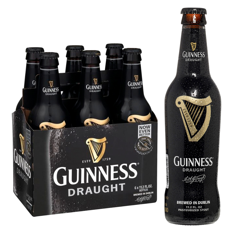 Guinness Draught 6pk 12oz Btl 4.2% ABV