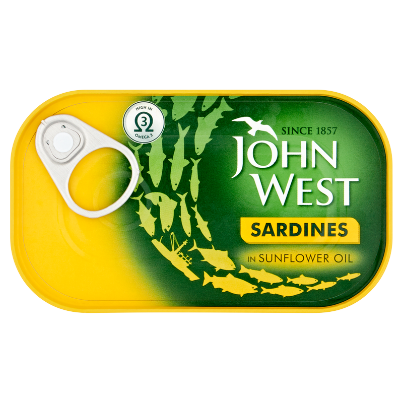 John West Sardines in Sunflower Oil, 120g