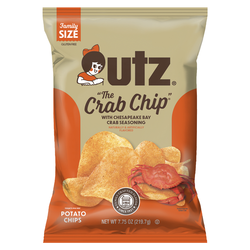Utz Potato Chips Crab 7.75 oz