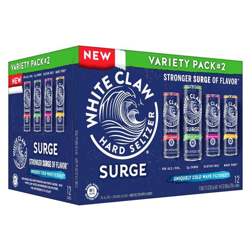 White Claw Surge #2 Variety 12pk 12oz Can 8% ABV