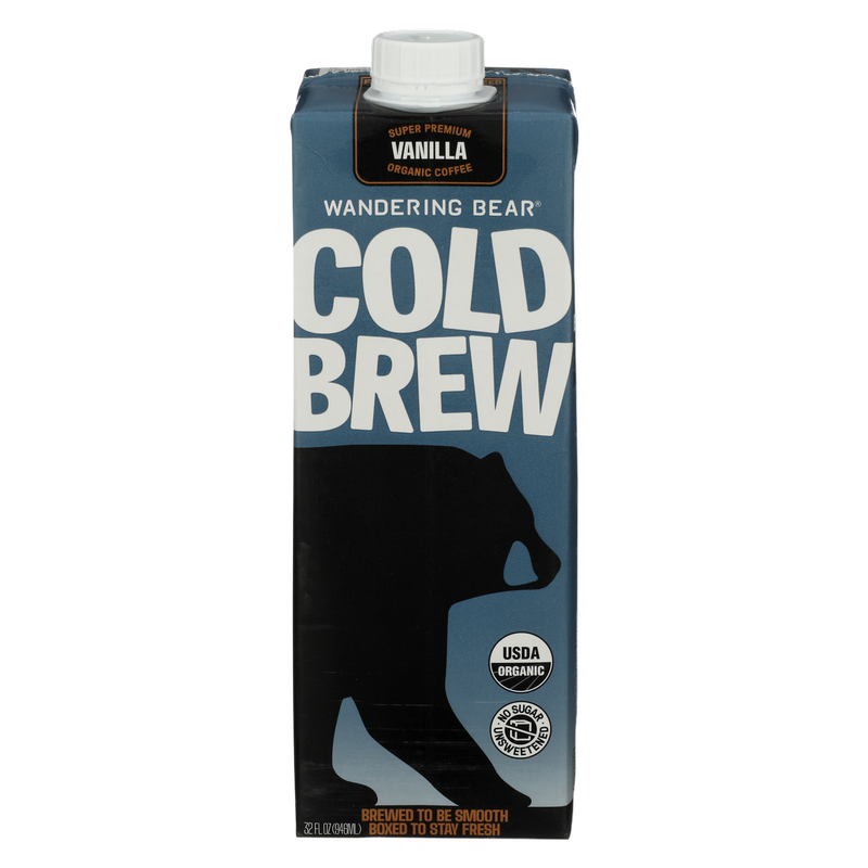 Wandering Bear Vanilla Cold Brew Coffee 32oz