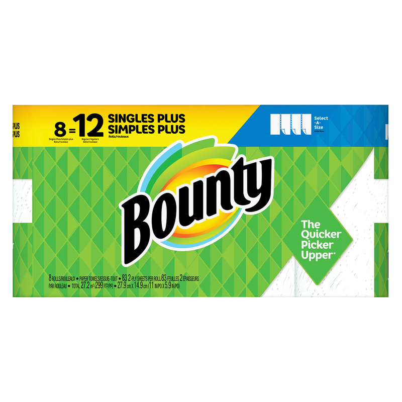Bounty Select-A-Size Plus Paper Towels 8pk