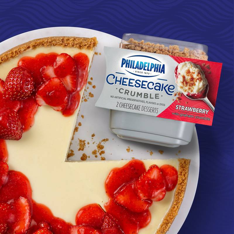 Philadelphia Strawberry Cheesecake Crumble  - 2ct/6.6oz