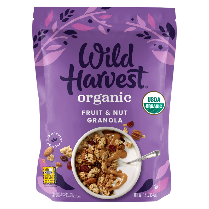Wild Harvest Organic Fruit & Nut Granola 12oz 