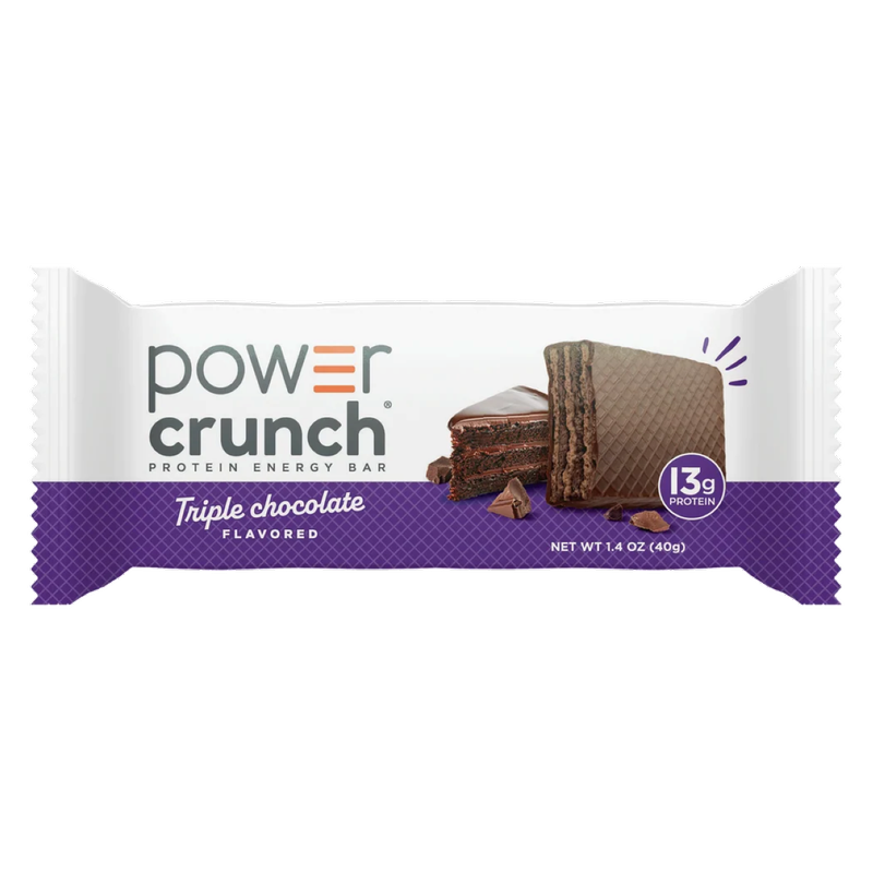 POWER CRUNCH Protein Energy Bar, Triple Chocolate 1.4oz 