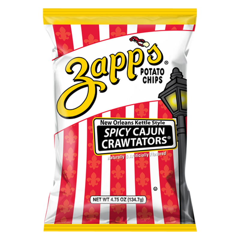 Zapp's Cajun Crawtator Kettle Potato Chips 4.75oz