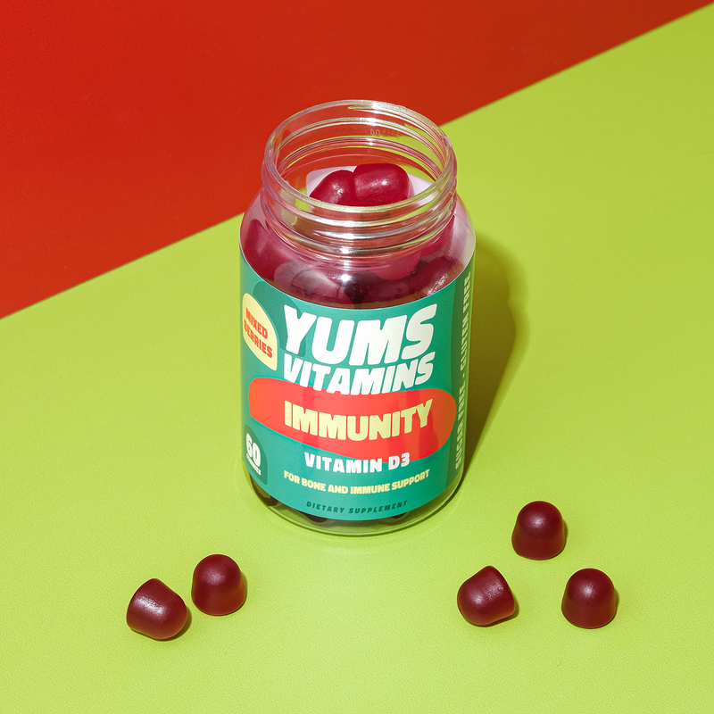 Yums Vitamins Sugar Free Immunity Gummies 60ct