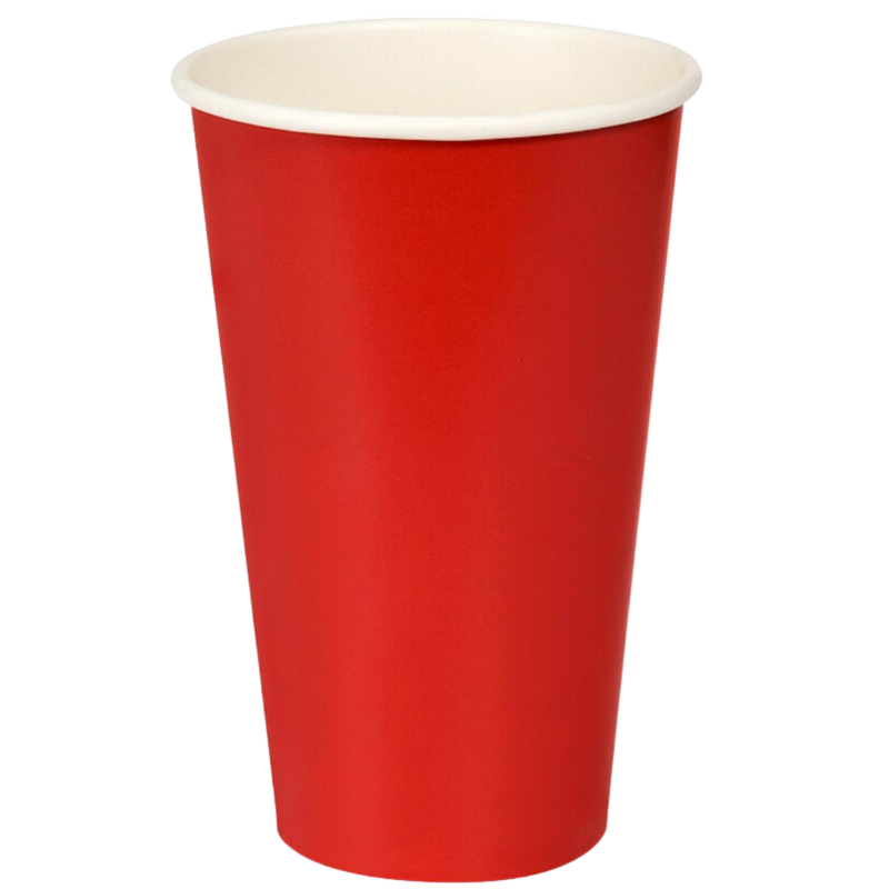 Nutmeg Home Red Cups 16oz, 8pcs