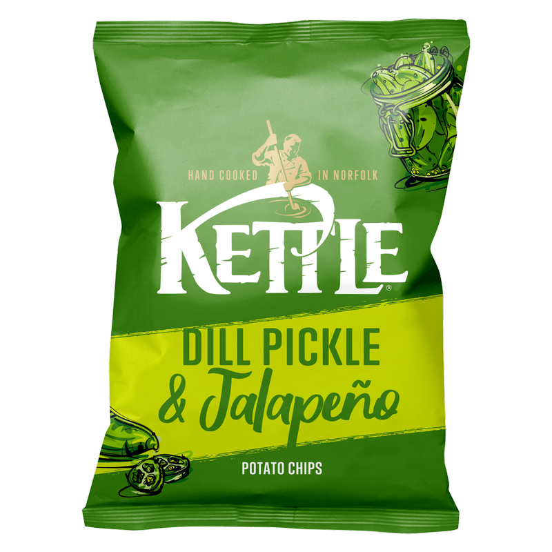 Kettle Dill Pickle & Jalapeno, 125g