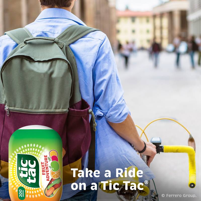 Tic Tac Fruit Adventure Mints, On-The-Go Refreshment, 3.4 oz Bottle Pack