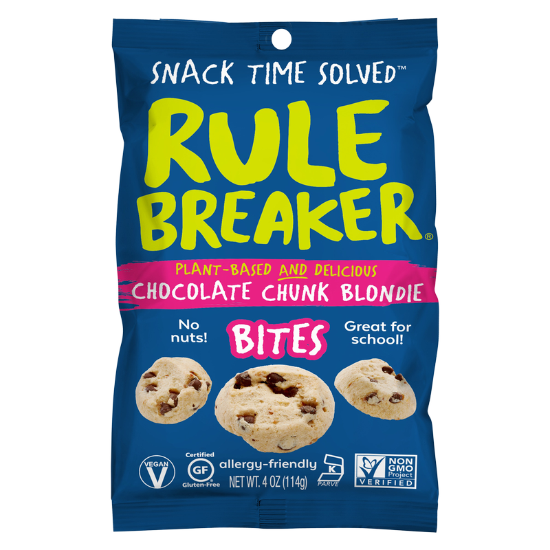 Rule Breaker Snacks Chocolate Chunk Blondie Bites 4oz