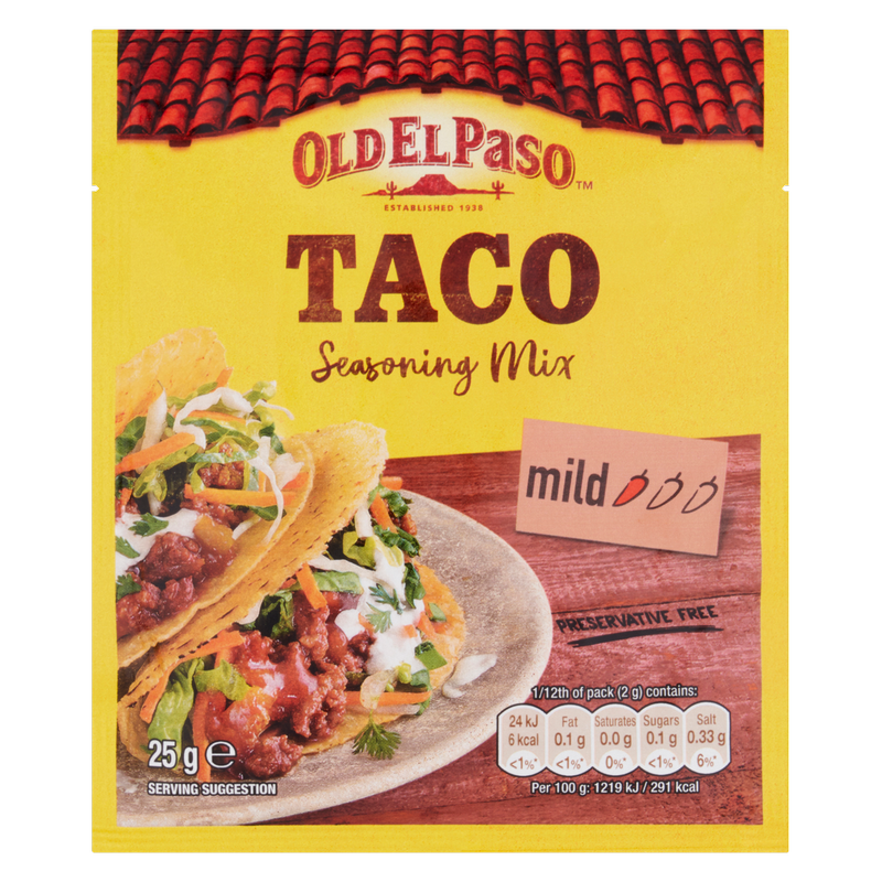 Old El Paso Taco Seasoning Mix, 25g