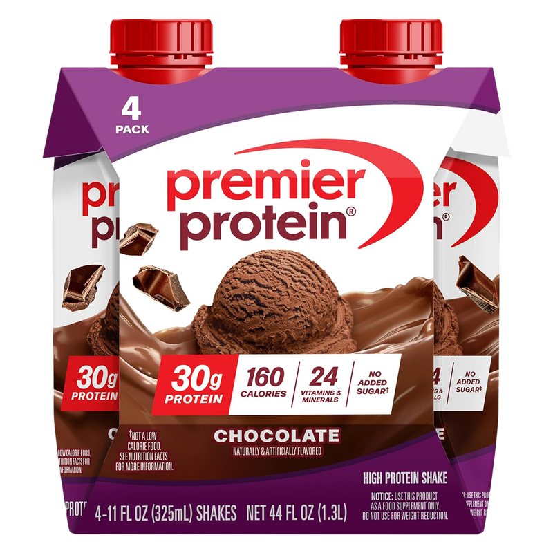 Premier Protein 30g Chocolate Protein Shake 4pk 11oz Ctn