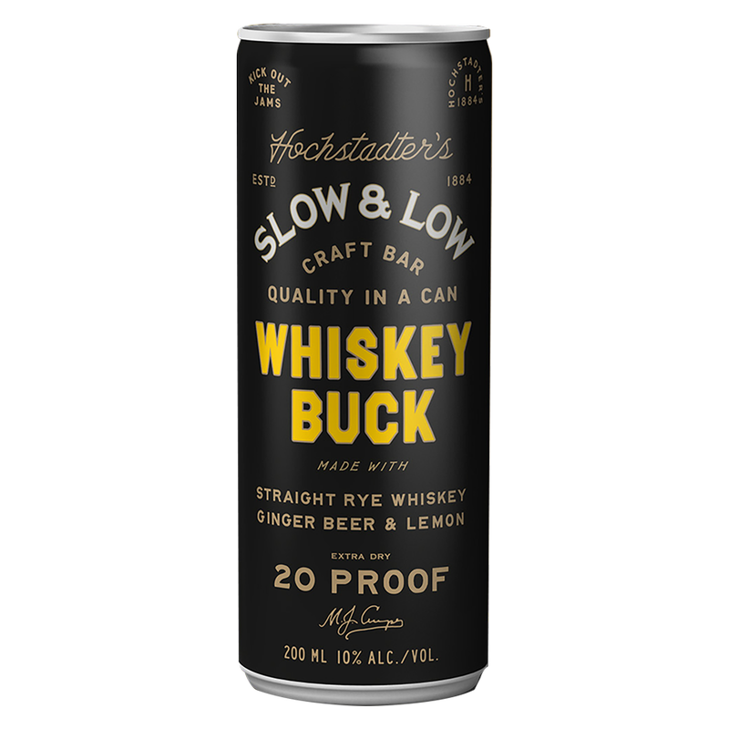 Slow & Low Whiskey Buck 4pk 200ml Can 10% ABV