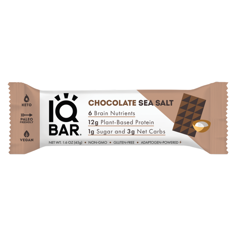 IQBAR Chocolate Sea Salt Bar 1.6oz