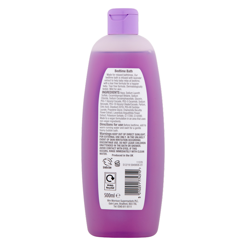 Nutmeg Baby Bedtime Bath, 500ml