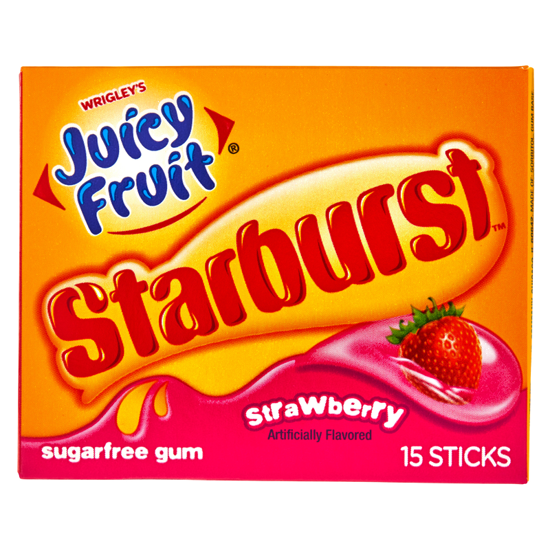 Juicy Fruit Starburst Strawberry 15ct