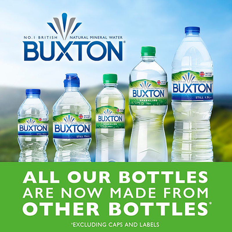 Buxton Sparkling Water, 8 x 500ml