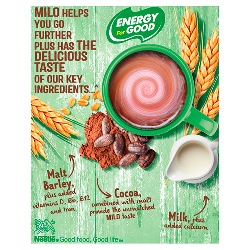 Milo Ghana Instant Malt Chocolate Drinking Powder, 400g