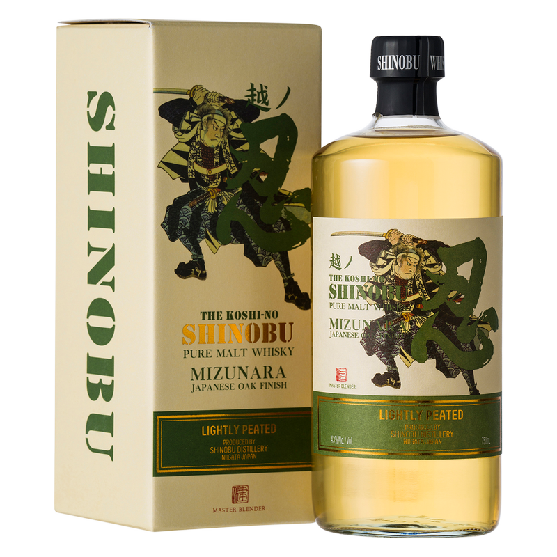 Shinobu Lightly Peated Pure Malt Whisky 700ml (86 proof)