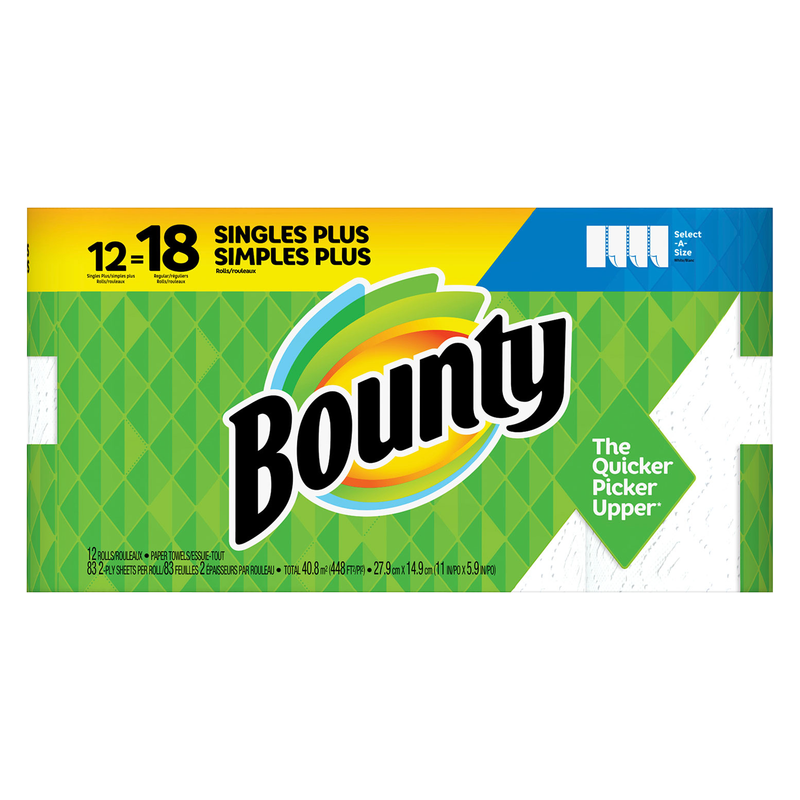 Bounty Select-A-Size Plus Paper Towels 12pk