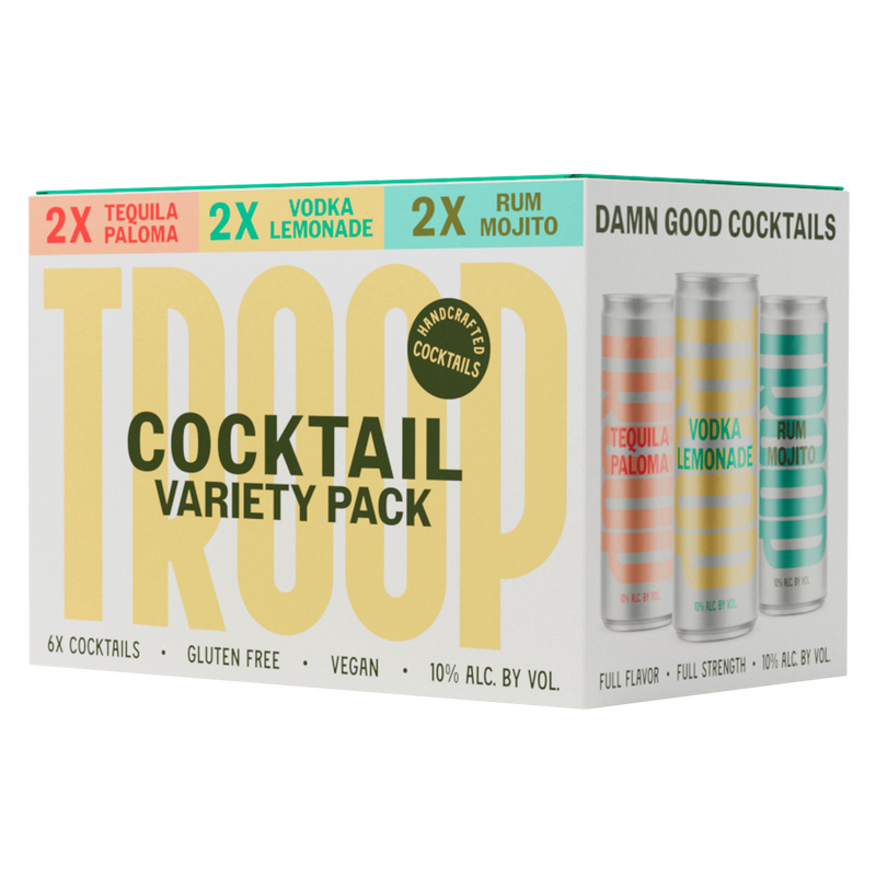 Troop Variety Pack 6pk 200ml Cans 10% ABV