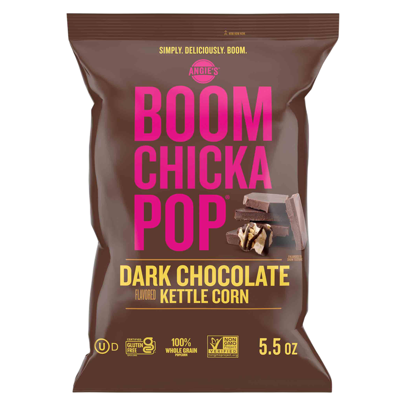 Angie's Boomchickapop Dark Chocolate Drizzled Sea Salt Kettle Corn 5.5oz