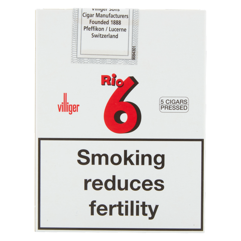 Villiger Rio 6 Cigars, 5pcs