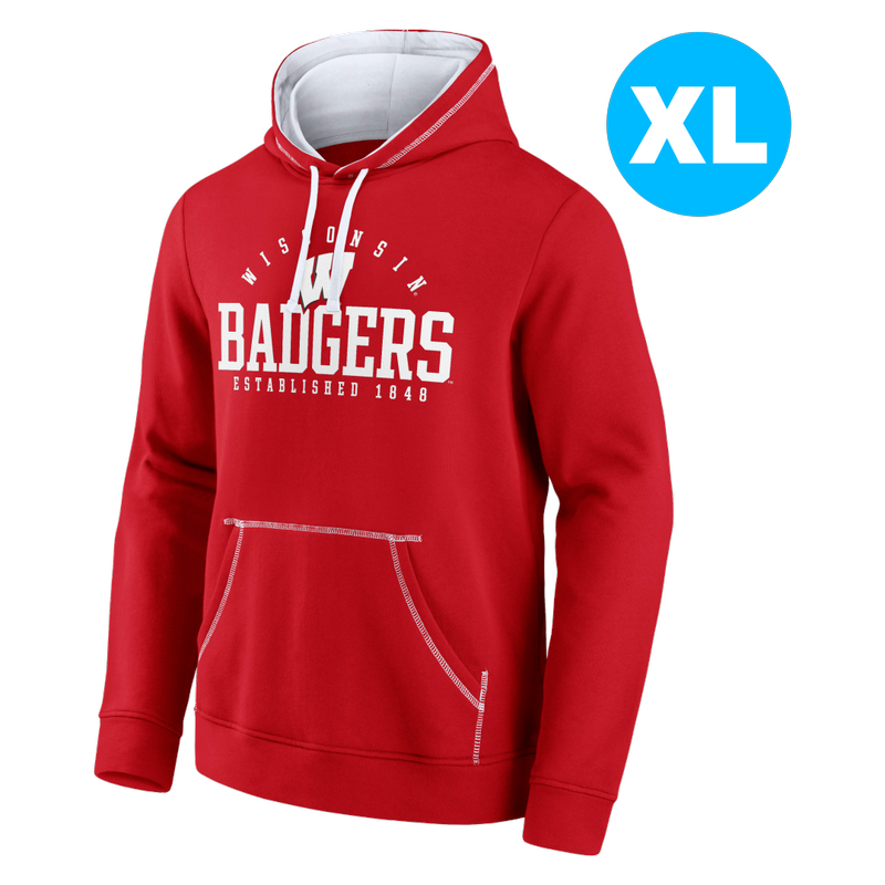 University of Wisconsin Men's Cotton Fleece Sweatshirt- Size XL