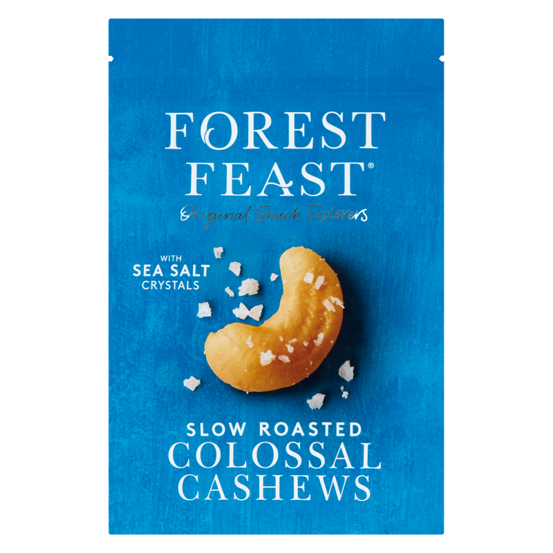 Forest Feast Slow Roasted Colossal Cashews, 120g