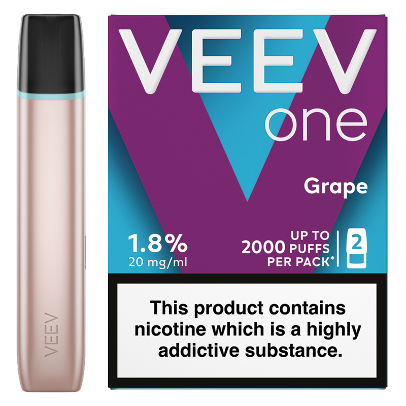 VEEV One Luscious Pink kit & Grape pods