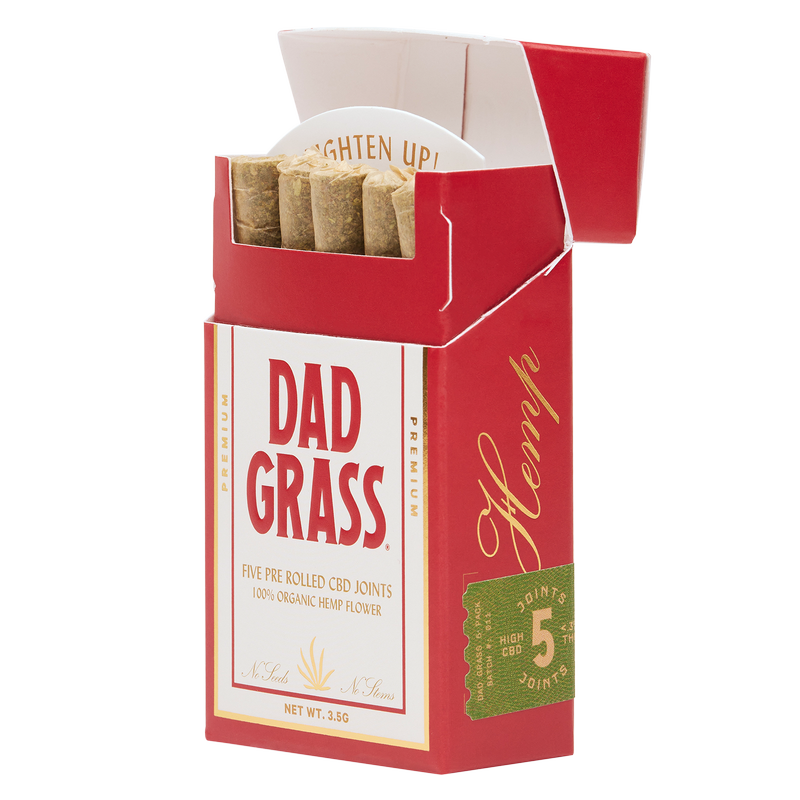 Dad Grass Hemp CBD Pre-Rolled Joints 5-Pack