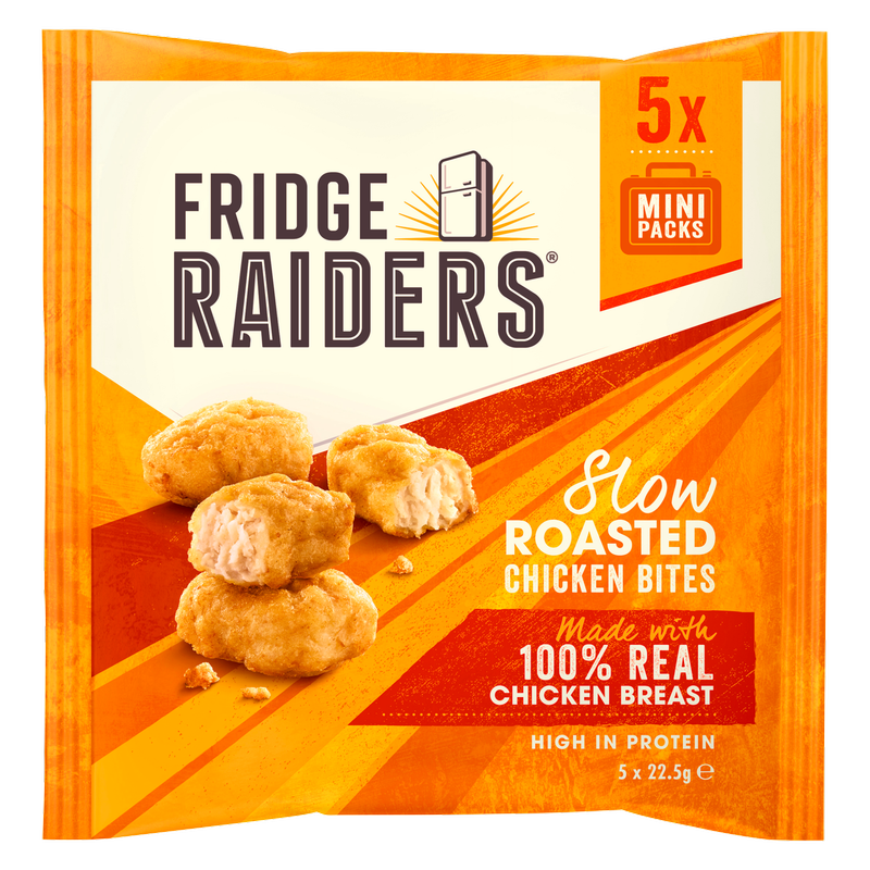 Fridge Raiders Slow Roasted Chicken Bites, 5 x 22.5g