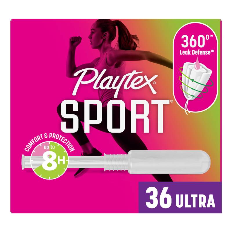 Playtex Sport Tampons Ultra Absorbency 36pk