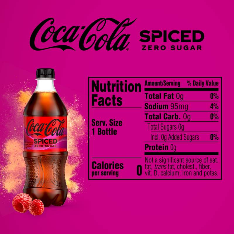 Coca-Cola Spiced Zero Sugar 20oz